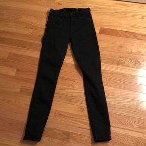 Mother Black Skinny Jeans - high waist looker